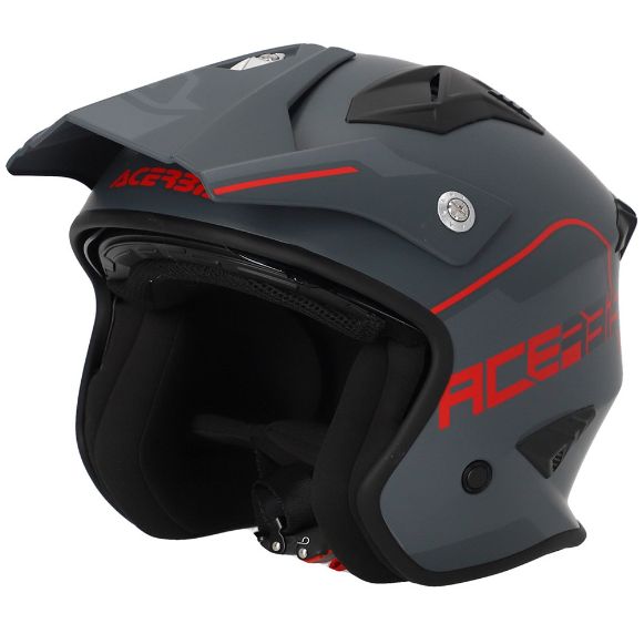 ACERBIS ARIA JET ΚΡΑΝΗ GREY/RED