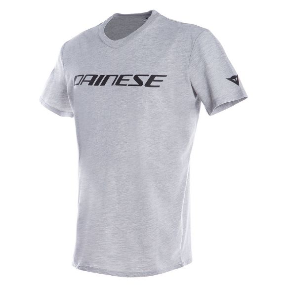 DAINESE T-SHIRT GREY-MELANGE/BLACK