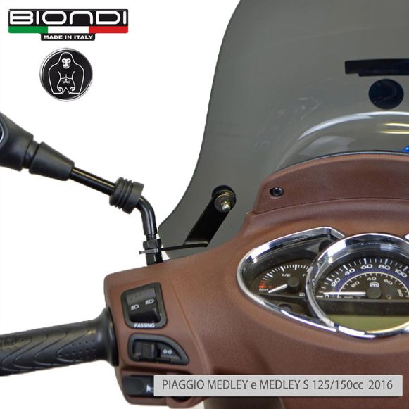 BIONDI WILD WINDSCREEN BASE FOR PIAGGIO MEDLEY 125/150 2016-2019