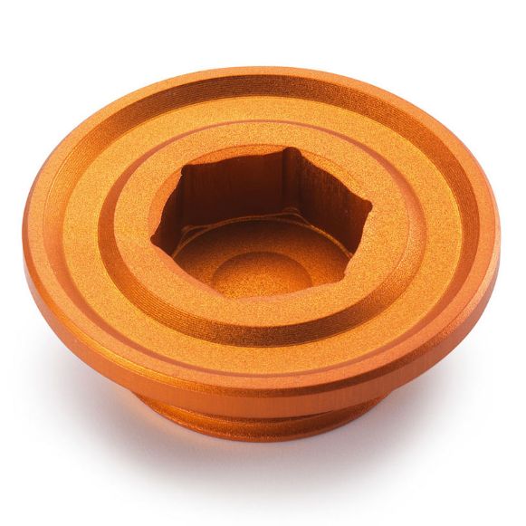 KTM 77230902144 ORANGE IGINITION COVER PLUG tapa anafleksis gia KTM