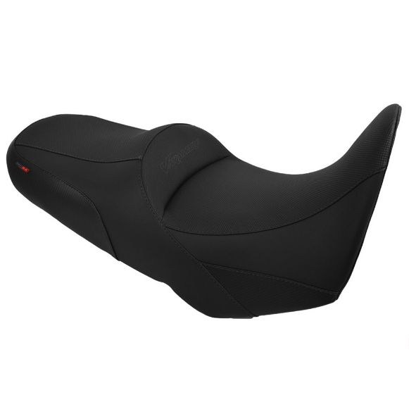 MOTO.K BLACK COMFORT SEAT + EMBROIDERY LOGO + PROSTATE SPACE CS3-529 HONDA VARADERO XLV-1000 MK2