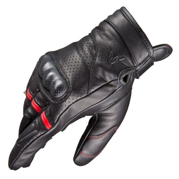 NORDCODE GT-CARBON ΔΕΡΜΑΤΙΝΑ ΓΑΝΤΙΑ BLACK/RED