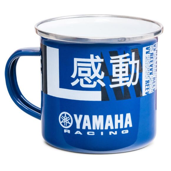 YAMAHA RACING BLUE/WHITE MUG