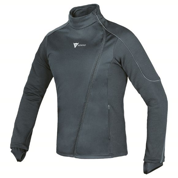 DAINESE D-MANTLE FLEECE WS BLK/ANTH Ισοθερμικές μπλούζες μηχανής