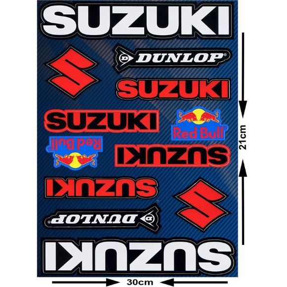 STICKER SHEET MOTO DISCOVERY ΣΕΤ ΑΥΤΟΚΟΛΛΗΤΑ SUZUKI MULTI