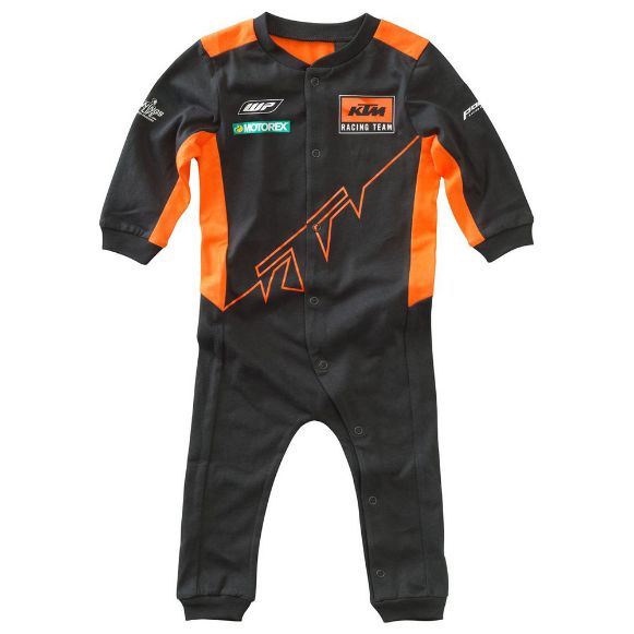 KTM ΠΑΙΔΙΚΟ ΦΟΡΜΑΚΙ BABY TEAM ROMPER SUIT BLACK/ORANGE