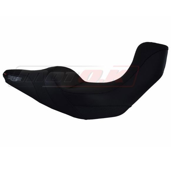 MOTO.K TRIUMPH TIGER 1050 2006-2012 BLACK COMFORT SEAT+GEL+PROSTATE SPACE+EMBROIDEDY LOGO