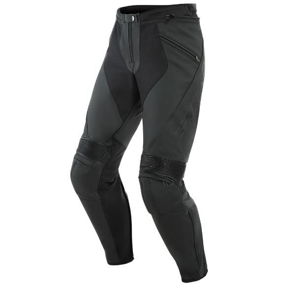 DAINESE PONY 3 BLACK-MATT LEATHER PANTS