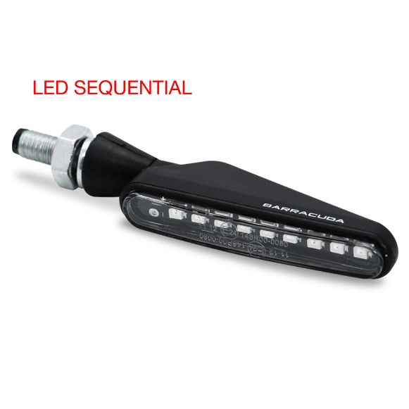 BARRACUDA SQ-LED BASIC BLACK/CLEAR LED INDICATORS