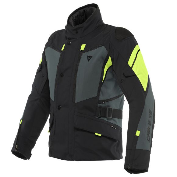 DAINESE CARVE MASTER 3 GORE-TEX BLACK/EBONY/FLUO-YELLOW JACKET WINTER WP GORE