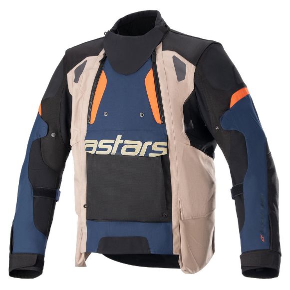 ALPINESTARS HALO DRYSTAR 4 ΕΠΟΧΩΝ ΜΠΟΥΦΑΝ DARK BLUE/DARK KHAKI/FLAME ORA