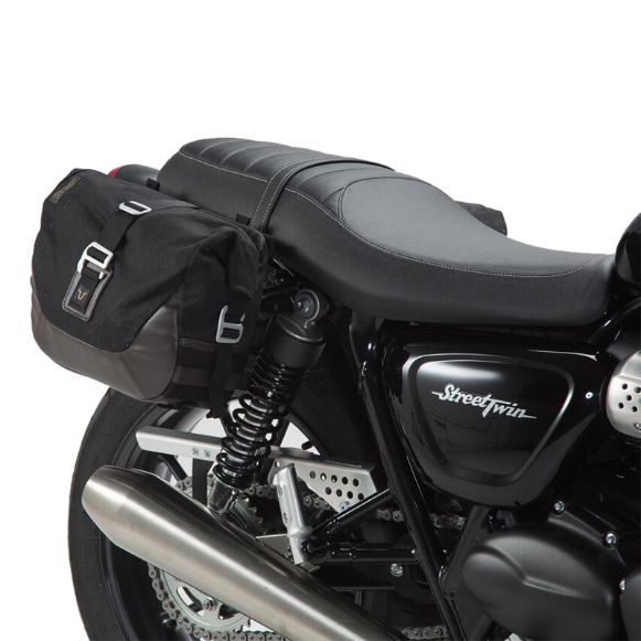 SW-MOTECH LEGEND GEAR LC ΠΛΑΪΝΕΣ ΤΣΑΝΤΕΣ + ΒΑΣΕΙΣ TRIUMPH STREET TWIN 900 ΒLACK/BROWN