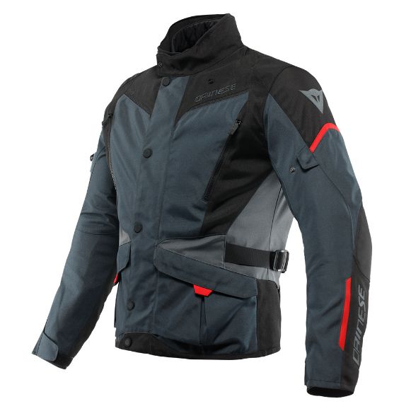 DAINESE TEMPEST 3 D-DRY JACKET EBONY/BLACK/LAVA-RED JACKET WINTER WP