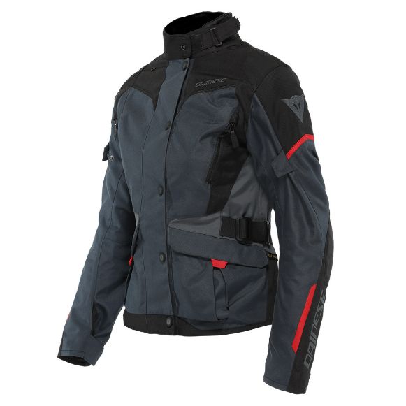 DAINESE TEMPEST 3 D-DRY LADY JACKET EBONY/BLACK/LAVA-RED JACKET WINTER WP