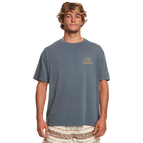 QUIKSILVER NATURAL VIBE ΚΟΝΤΟΜΑΝΙΚΕΣ ΜΠΛΟΥΖΕΣ DARK SLATE