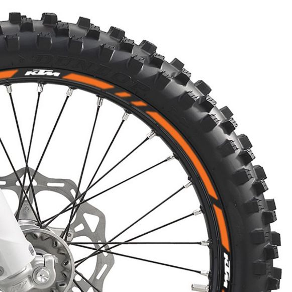 MD ΤΑΙΝΙΑ ΤΡΟΧΩΝ KTM ORANGE / WHITE 19/17"