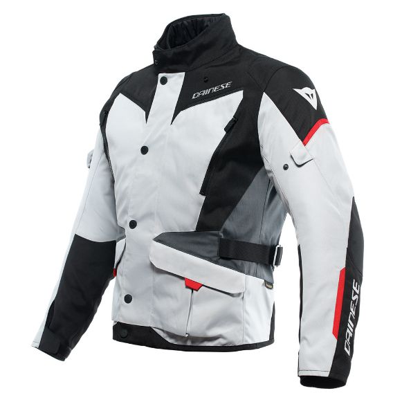 DAINESE TEMPEST 3 D-DRY JACKET GLACIER-GRAY/BLACK/LAVA-RED JACKET WINTER WP