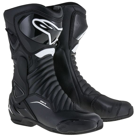 ALPINESTARS SMX-6 V2 DRYSTAR BLACK BOOTS STREET