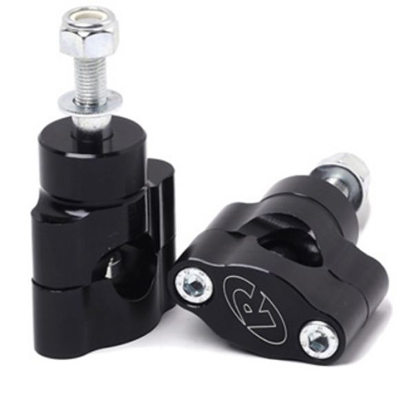 REIKON 9030-12 BLACK BAR CLAMPS FOR FATBARS