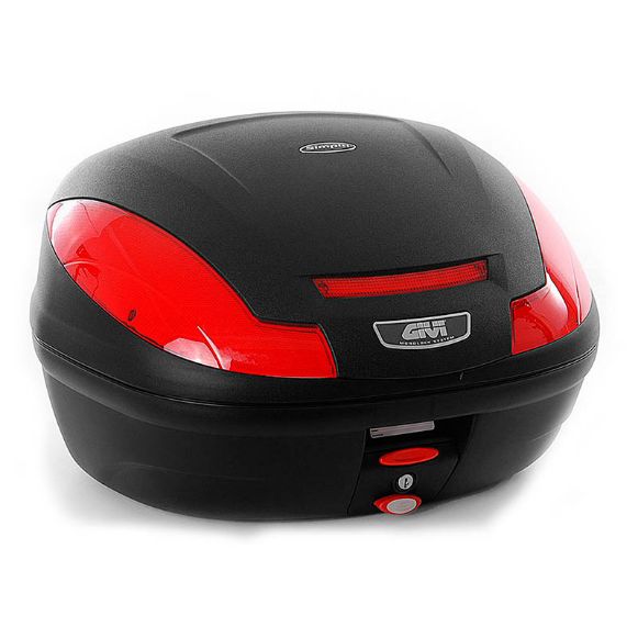 TOPCASE GIVI E470N BLACK/RED REFLECT