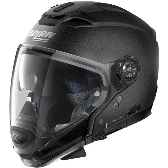 NOLAN N70-2 GT SPECIAL N-COM 9 BLACK GRAPHITE HELMET CROSSOVER