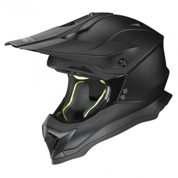 HELMET MX NOLAN N53 SMART 10 FLAT BLACK