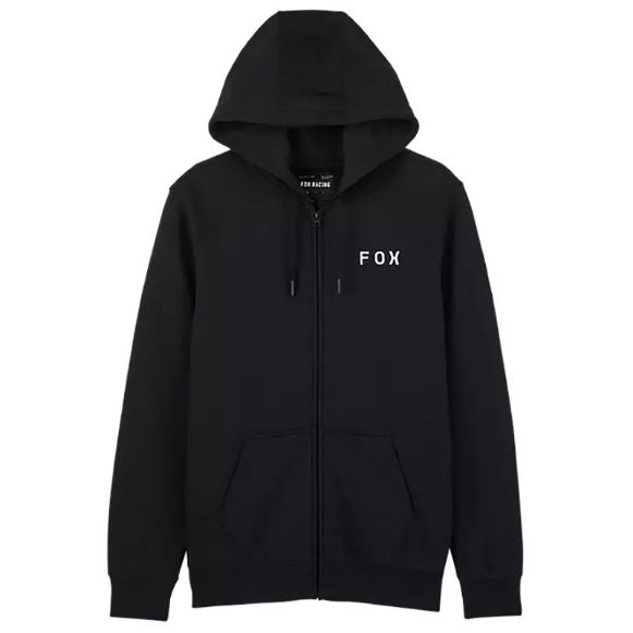 FOX FLORA ZIP FLEECE ΖΑΚΕΤΕΣ ΜΕ ΚΟΥΚΟΥΛΑ BLACK