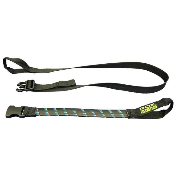 ROKSTRAPS STRETCH STRAP SET ΣΕΤ ΡΥΘΜΙΖΟΜΕΝΟΙ ΕΛΑΣΤΙΚΟΙ ΙΜΑΝΤΕΣ 31-106cm BLACK/BLUE