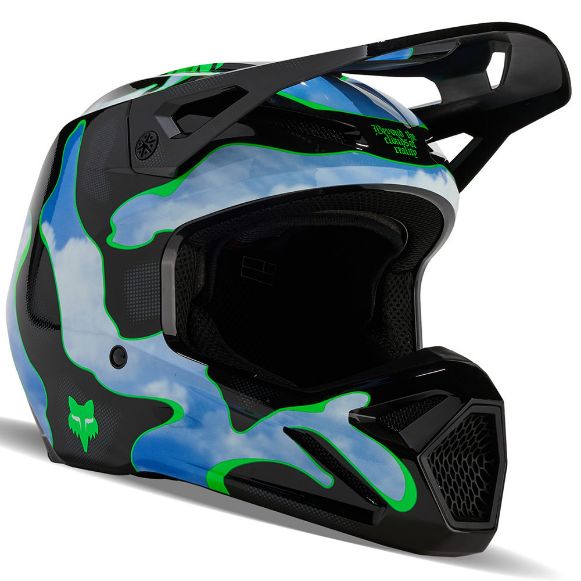 FOX V1 ΚΡΑΝΗ MX & ENDURO ATLAS BLACK/GREEN