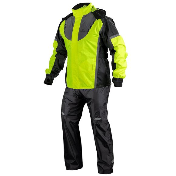 NORDCODE RAINSUIT WAVE ΣΕΤ ΑΔΙΑΒΡΟΧΑ FLUO / BLACK