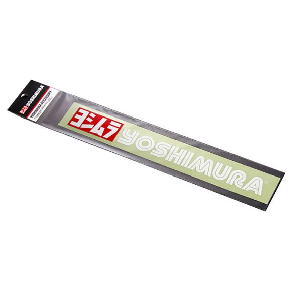 YOSHIMURA SET LOGO ΣΕΤ ΑΥΤΟΚΟΛΛΗΤΑ 70mm WHITE