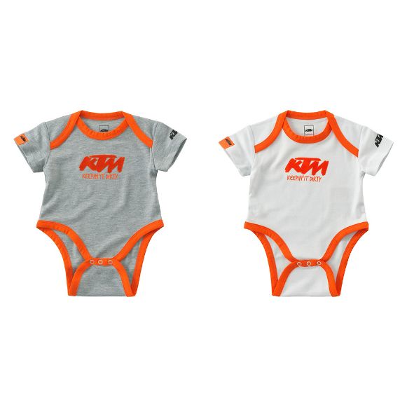 KTM BABY BODY SET ΣΕΤ ΠΑΙΔΙΚΟ ΦΟΡΜΑΚΙ WHITE/ORANGE & GREY/ORANGE