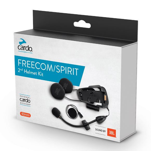 Σετ ακουστικών μικροφώνου CARDO AUDIO KIT FREECOM-X SPIRIT LINE ηχεία JBL 40mm δεύτερου κράνους