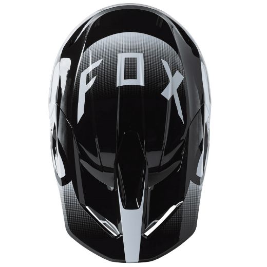 FOX V1 HELMET MX LEED BLACK/WHITE