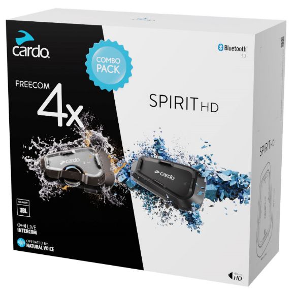 CARDO COMBO PACK ΣΕΤ ΕΝΔΟΕΠΙΚΟΙΝΩΝΙΑ ΚΡΑΝΟΥΣ FREECOM 4X KAI SPIRIT HD