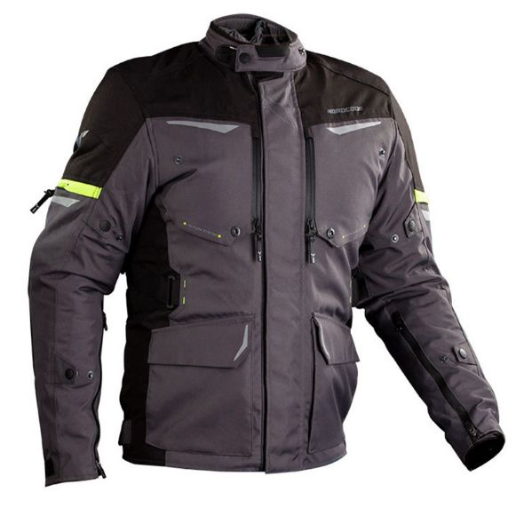 NORDCODE SENEGAL 4 SEASON JACKET DARK GREY/FLUO-YELLOW