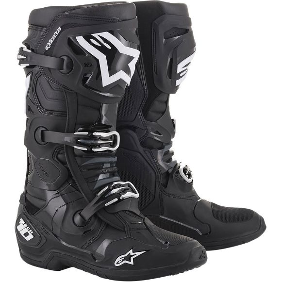 ALPINESTARS TECH 10 BLACK ΜΠΟΤΕΣ MX & Enduro