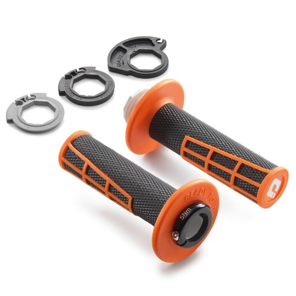 KTM LOCK-ON ΧΕΙΡΟΛΑΒΕΣ ΚΛΕΙΣΤΕΣ SX / EXC / EXC-F / SX-F 2016-2023 BLACK/ORANGE