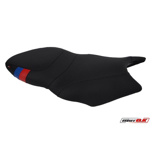 MOTO.K D376 SEAT COVER FOR BMW K1200S/1300 S (05+) BLACK/RED/BLUE