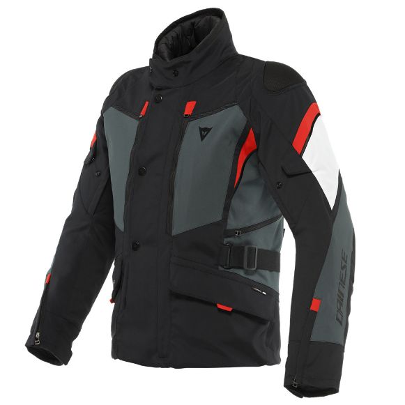 DAINESE CARVE MASTER 3 GORE-TEX BLACK/EBONY/LAVA-RED JACKET WINTER WP GORE