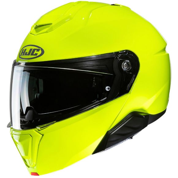 HJC i91 flip-up modular κράνη fluorescent green