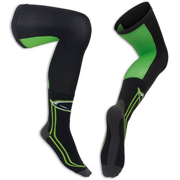 UFO 4047 MX ENDURO ΚΑΛΤΣΕΣ LONG BLACK/FLUO GREEN