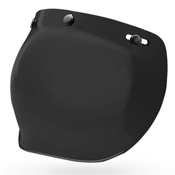 BELL 3-SNAP BUBBLE DARK FUME VISOR FOR CUSTOM 500