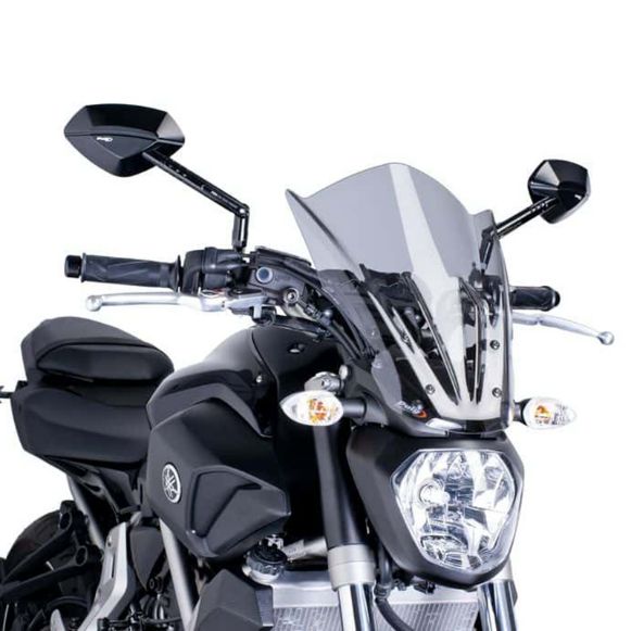 Puig Touring New Generation ζελατίνες Yamaha MT-07 (2014 - 2017) ελαφρώς φιμέ χανιά