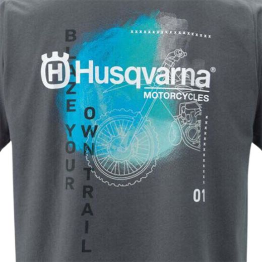 Husqvarna Remote Tee t-shirt grey