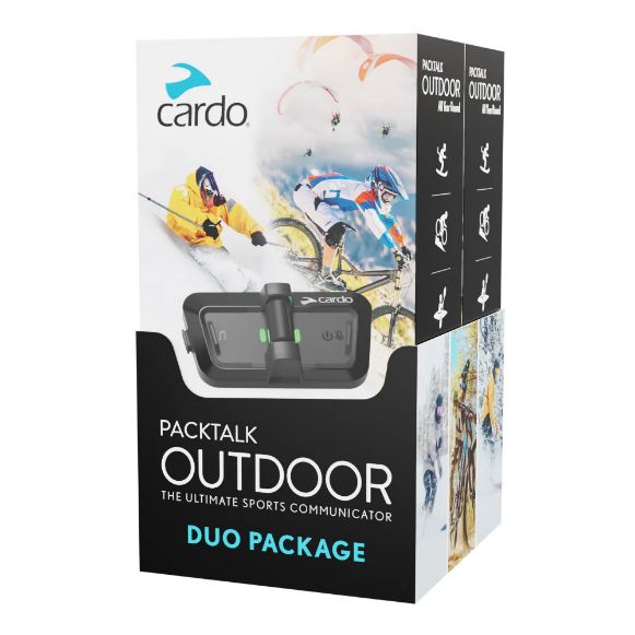 Cardo Packtalk Outdoor (Ski) Duo JBL ενδοεπικοινωνία κράνους διπλή μάυρη Χανιά