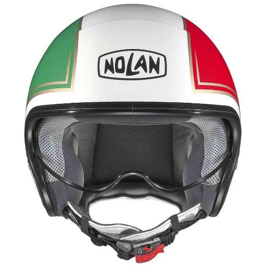 Jet Ρετρό Κράνος NOLAN N21 TRICOLORE 31 METAL WHITE  κρανοι προσφορες stock