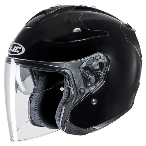 HJC FG-JET BLACK GLOSS HELMET JET κρανοι προσφορες stock