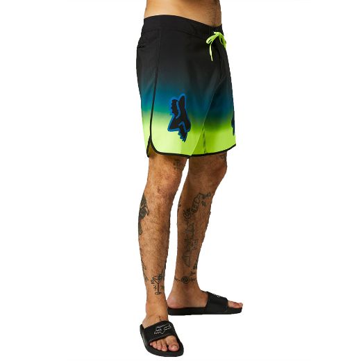 FOX REEPZ 18" FLOW YELLOW BOARDSHORT CHANIA