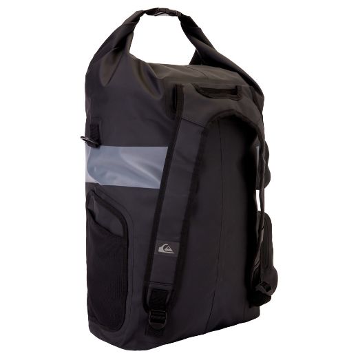 QUIKSILVER EVENING SESH 35L BLACK DRY BAG quiksilver backpack waterproof